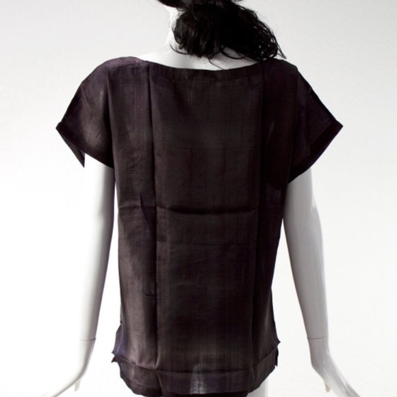 VTG 70's India Hand Blocked SILK Shirt - Picture 2 of 5